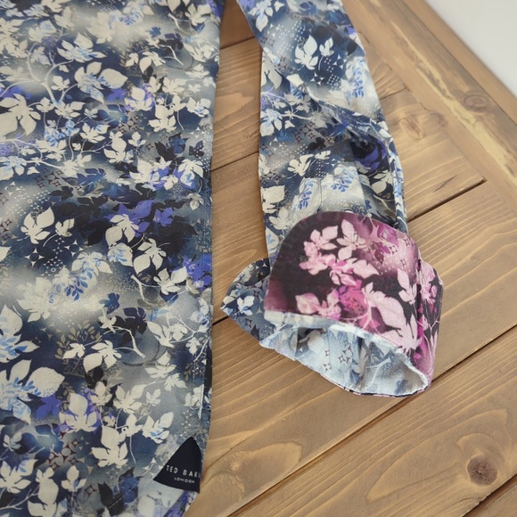 Ted Baker Men’s Floral Long Sleeve Button Down Shirt - Picture 6 of 16